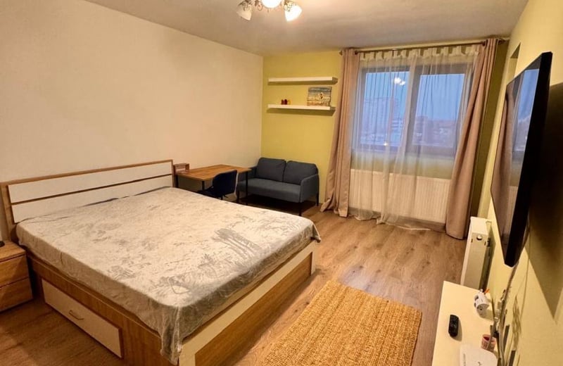 Rental of a comfortable 1-room apartment, 39 m², Sector 6, Bucharest, Romania